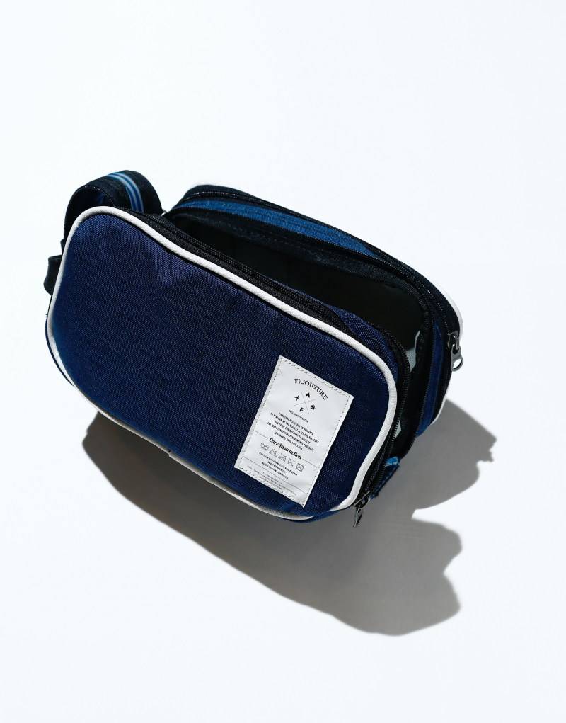 Ficouture multi organizer bag （W22.5×H12×D13.5cm） 2010年成立日牌Ficouture，將生活連繫到travel、outdoor gear上，生產出實用性為主出品，大家認識佢，除其主打背囊之外，佢推出立體size雜物袋，無論出外旅行或露營都係好睇又實用。$698 