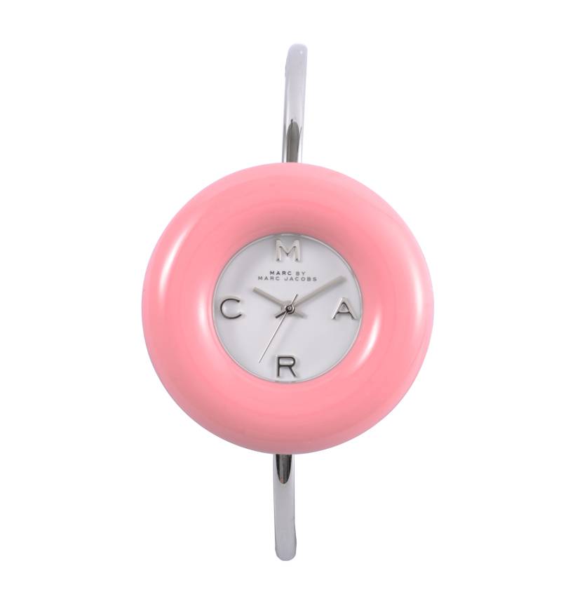 粉紅色Donut Bangle手鐲腕錶，新款kawaii。$1,750