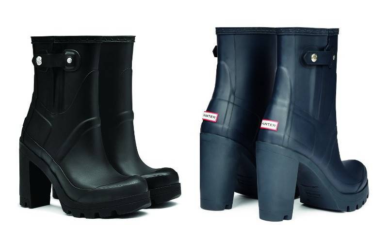 Original High Heels黑色及軍藍色高跟短筒雨靴 原價$1,880  特價$398 
